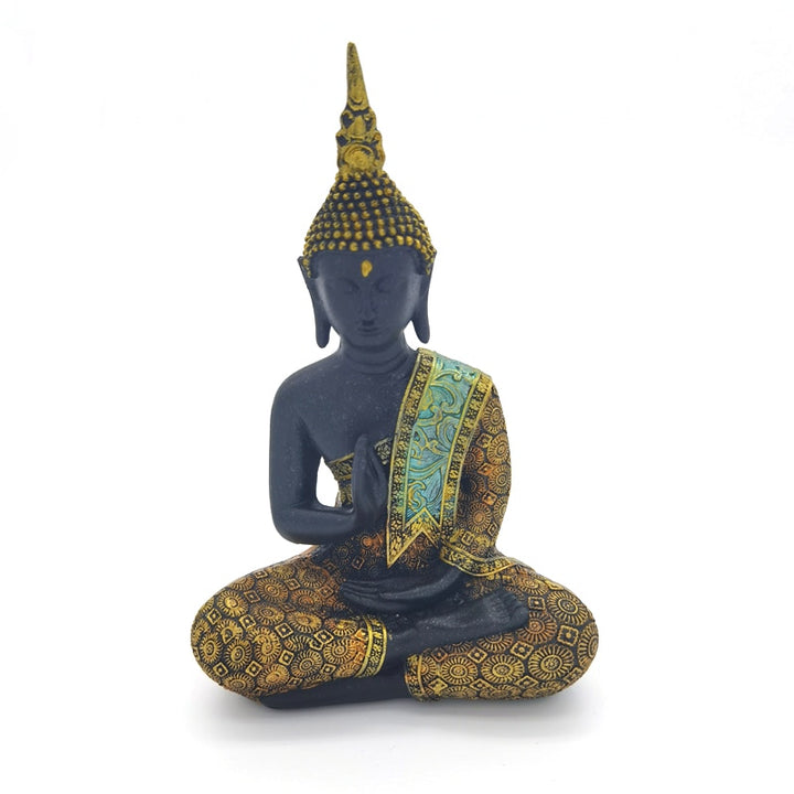 Hindu Buddha Statue Figurine Resin Miniature Figure