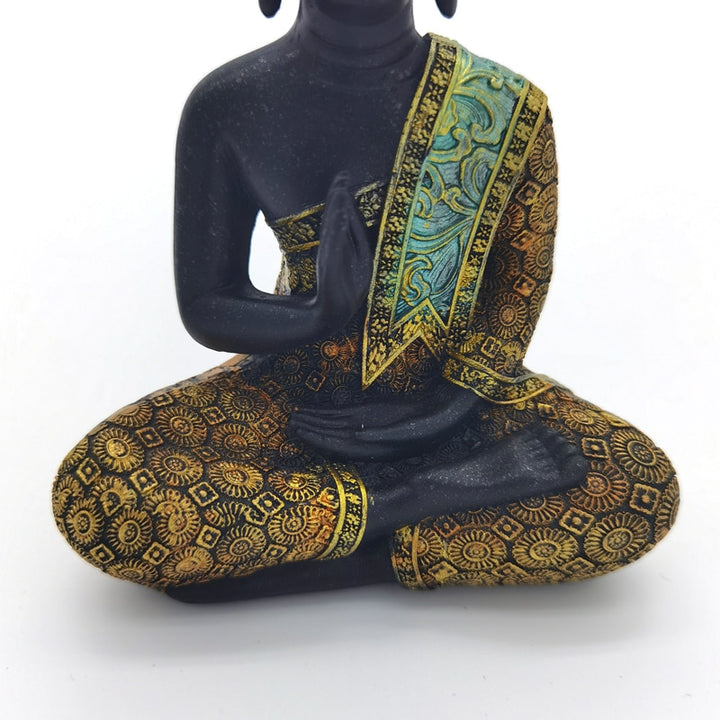 Hindu Buddha Statue Figurine Resin Miniature Figure