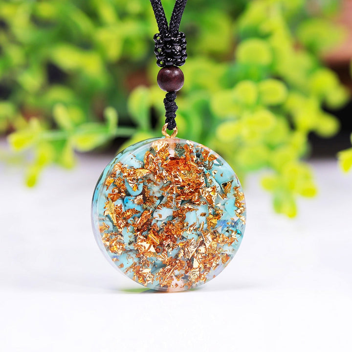 Tree of Life Orgonite Reiki Necklace Energy Crystals Aura Necklace