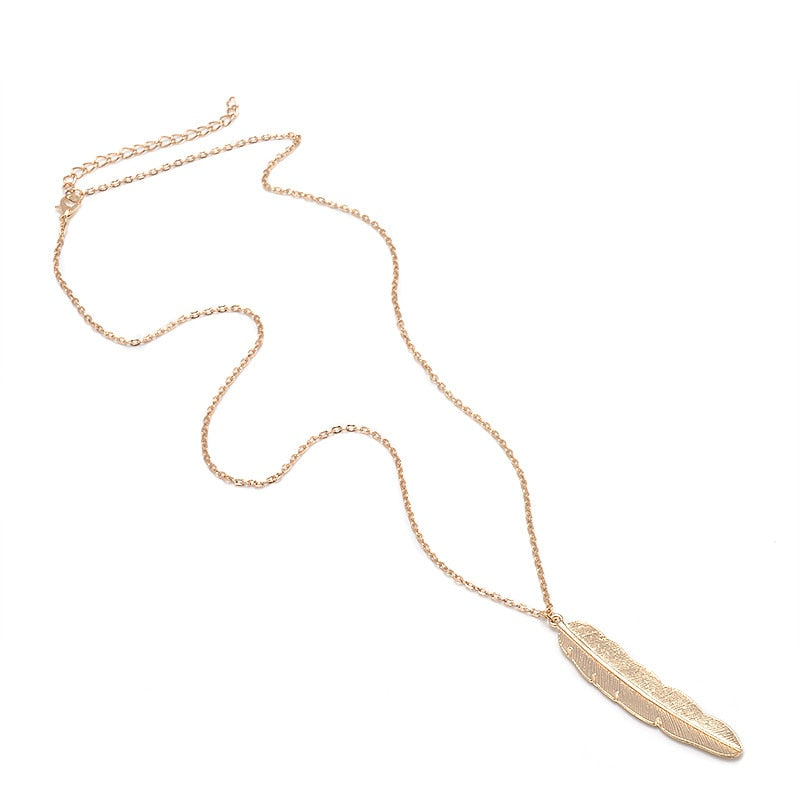 Feather Women Necklace Spiritual Symbol Feather Necklace