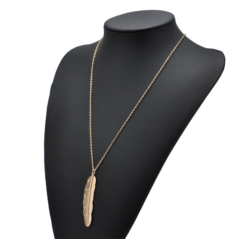 Feather Women Necklace Spiritual Symbol Feather Necklace
