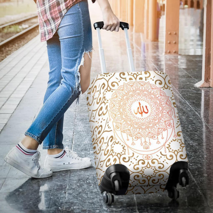 Simple Design Mandala Luggage Cover