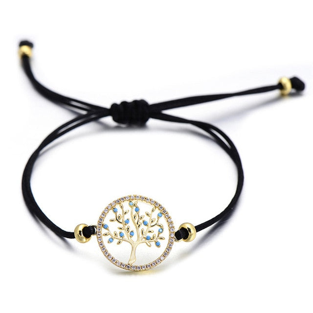 Tree of Life String Bracelet Lucky Charm Rope Bracelet