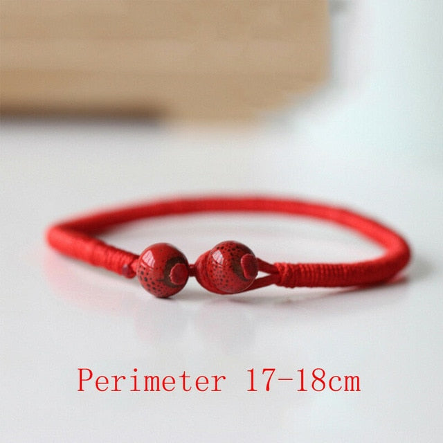 Handmade Braided Rope Feng Shui Pixiu Bracelet Charmed Pi Xiu Knot Lucky Charm Dragon Bracelet
