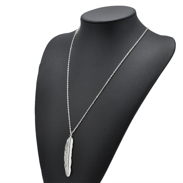 Feather Women Necklace Spiritual Symbol Feather Necklace