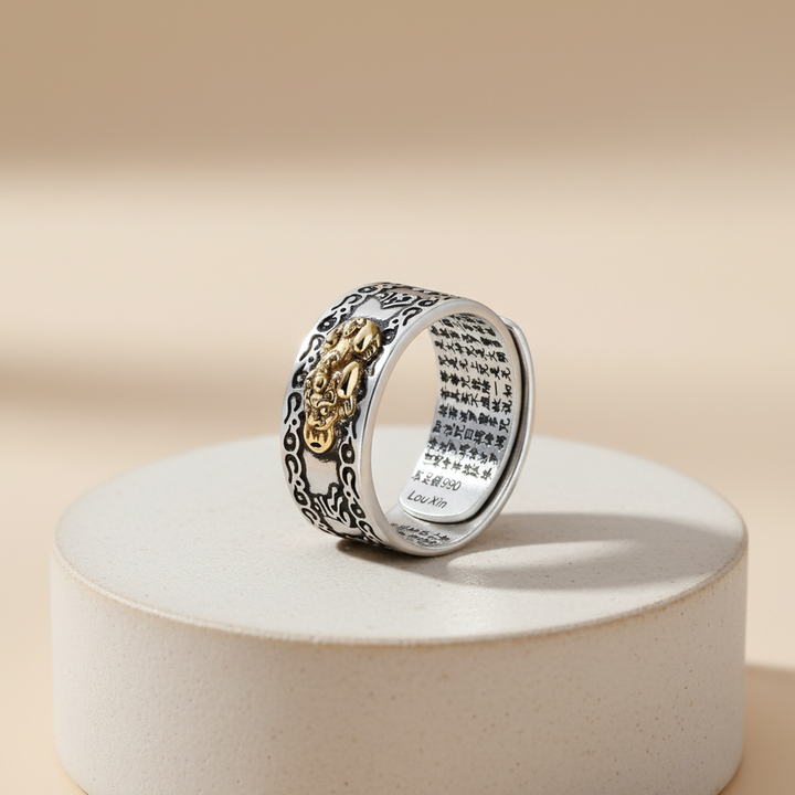 Feng Shui Ring Traditional Chinese Pixiu