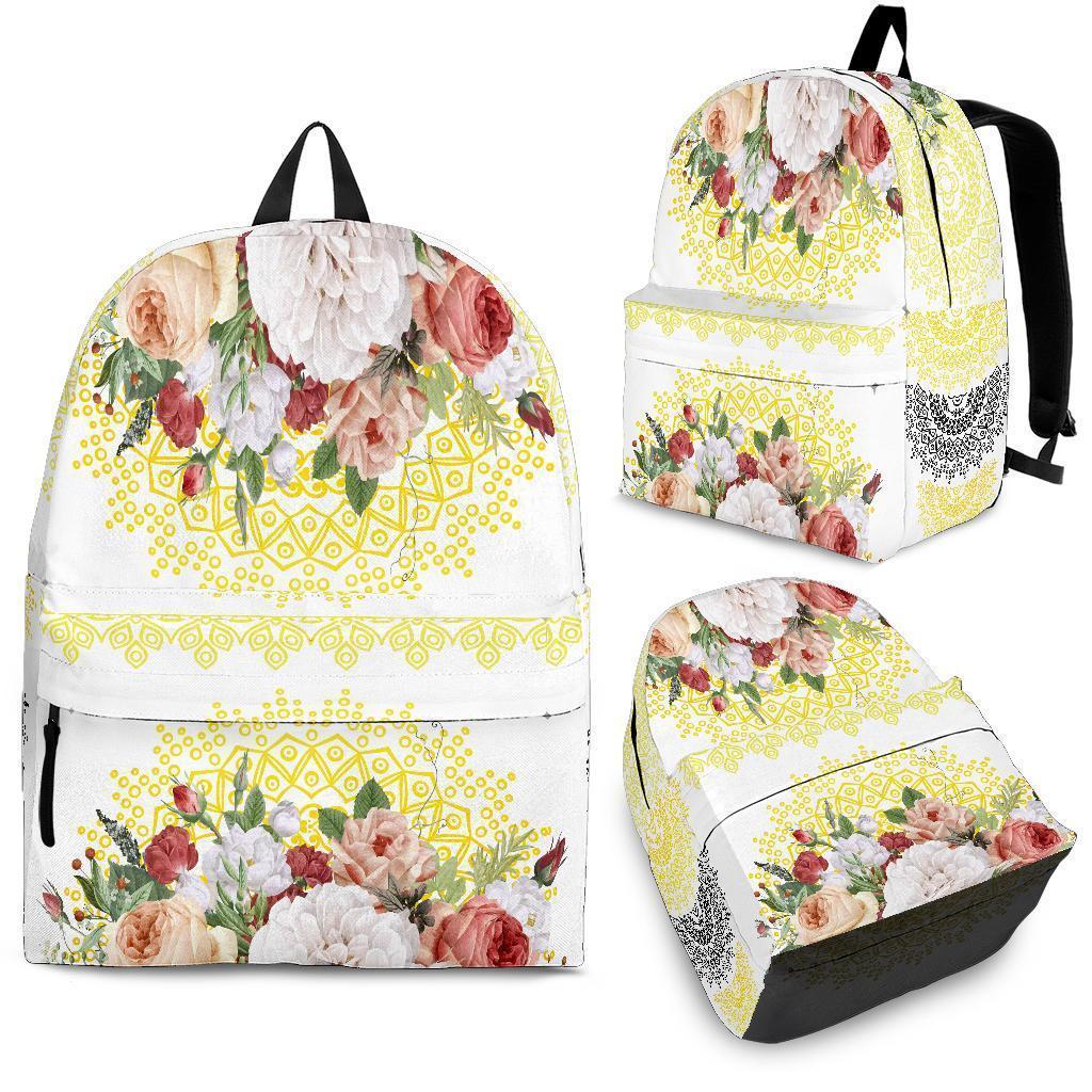 Flowers Mandala Backpack