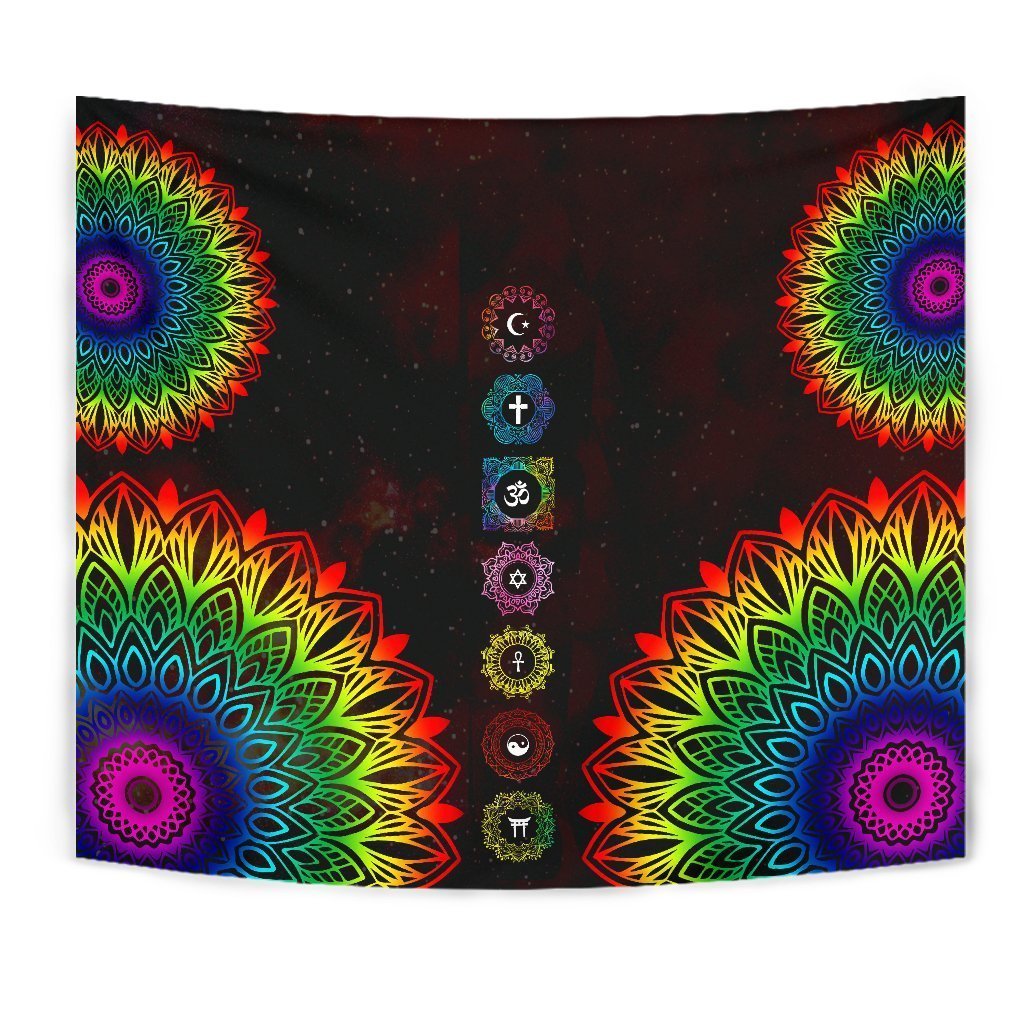 7 Chakra Colorful Tapestry