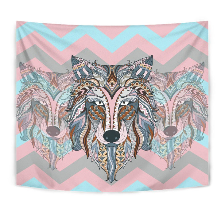 Wolf Head Tapestry