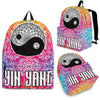 Backpack - Black - Colorful Yin Yang / Child (Ages 4 to 7)