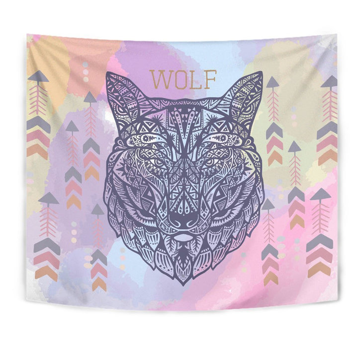 Wolf Head Tapestry