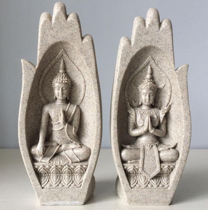 Buddha Statue Monk Figurine