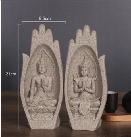 Buddha Statue Monk Figurine