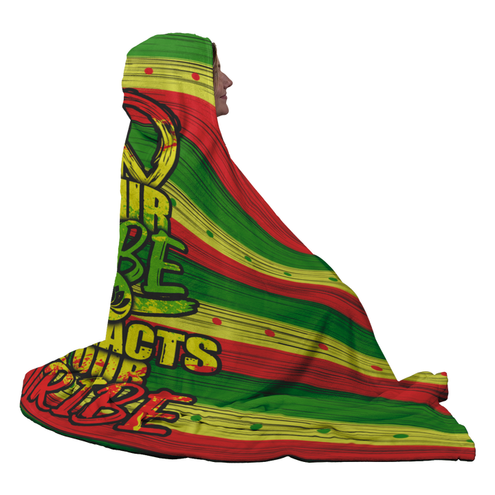 Peace Tribe Vibe Hooded Blanket