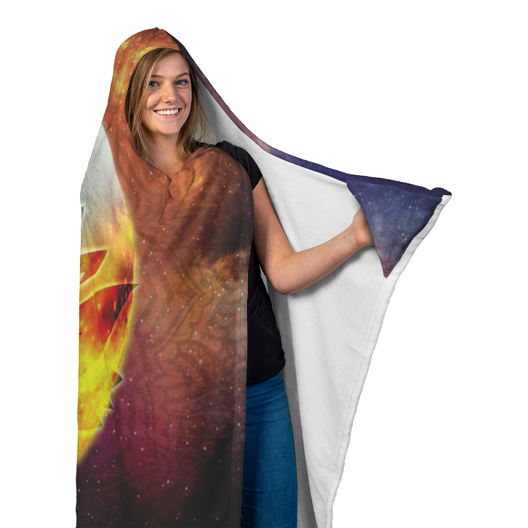Lotus Energy Hooded Blanket