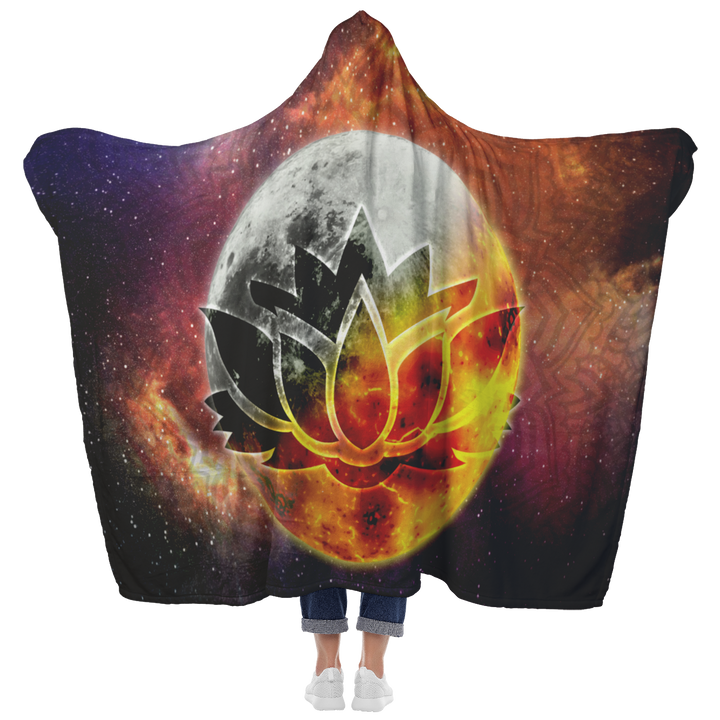 Lotus Energy Hooded Blanket