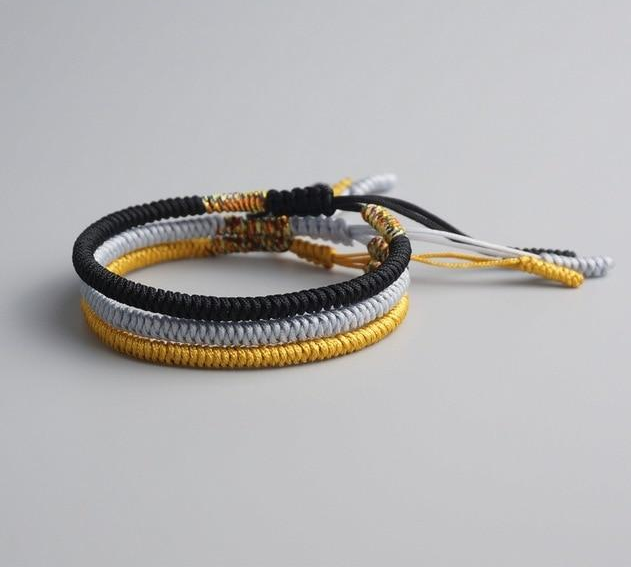 Handmande Knots Lucky Rope Bracelet (Protection)
