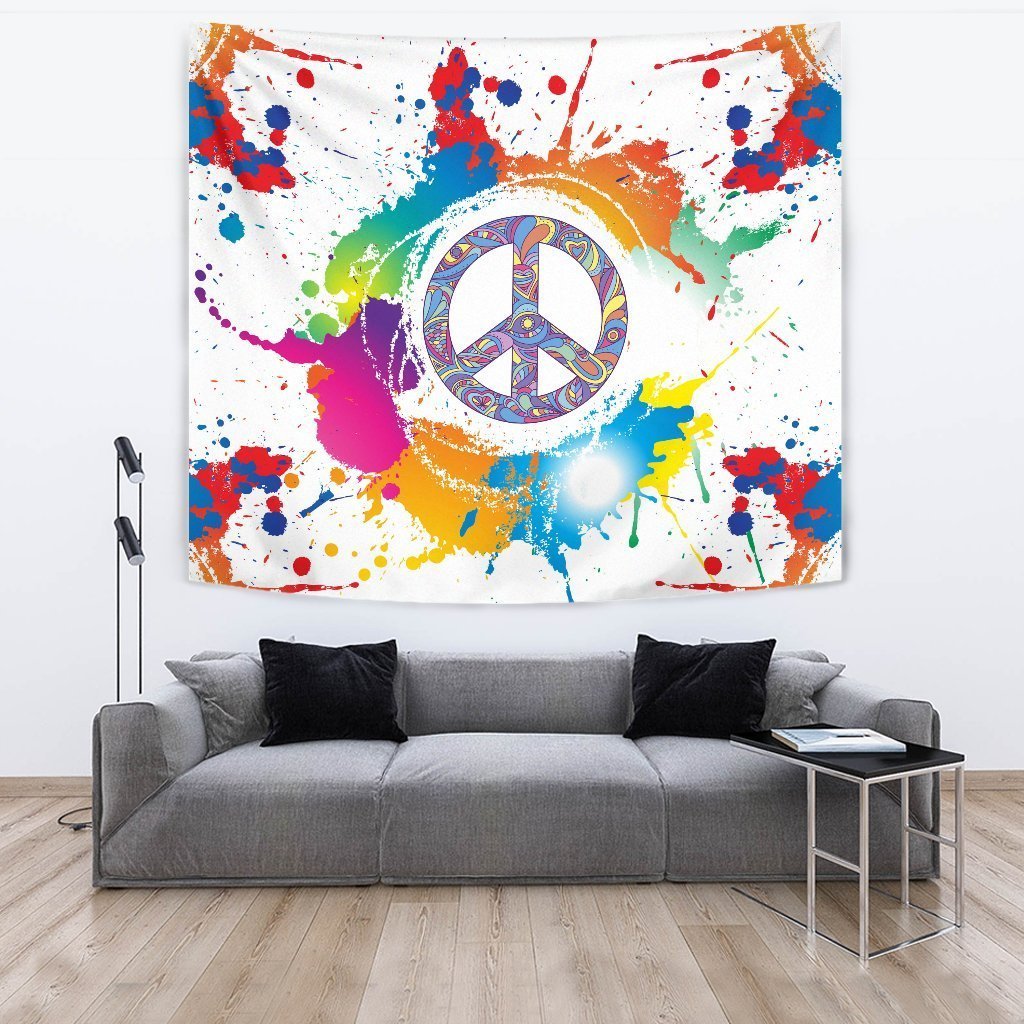 Peace Paint Tapestry