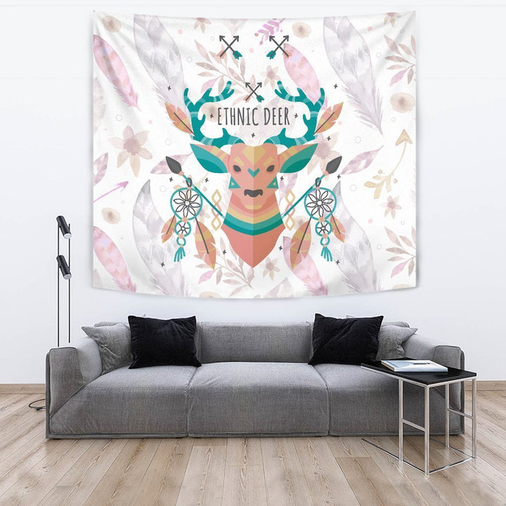 Ethnic Deer Tapestry