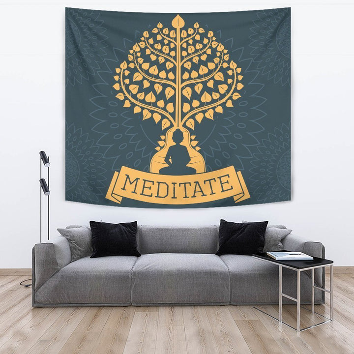 Buddha Meditate Tapestry