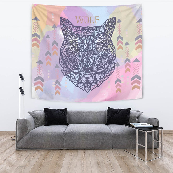 Wolf Head Tapestry