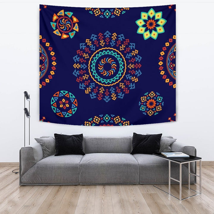 Colorful Circles Tapestry