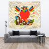 Wall Tapestry - Peace Heart / Large 104