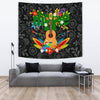 Wall Tapestry - Guitar with Flowers / Large 104