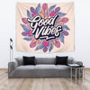 Wall Tapestry - Leaves Good Vibes / Large 104