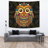 Wall Tapestry - Colorful Owl / Large 104