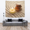 Wall Tapestry - Candle and Stones / Large 104