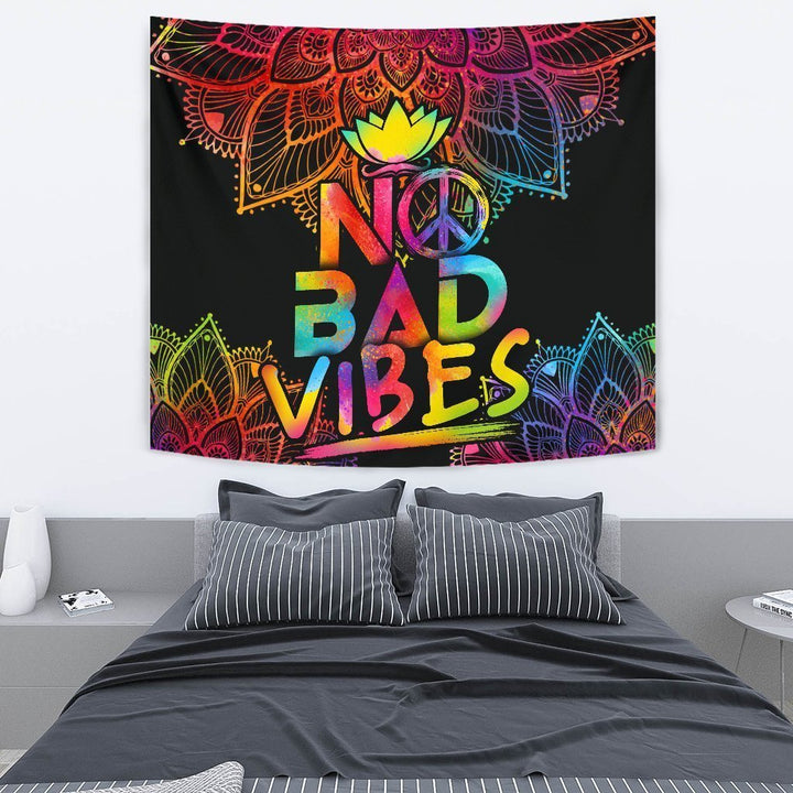 No Bad Vibes Tapestry