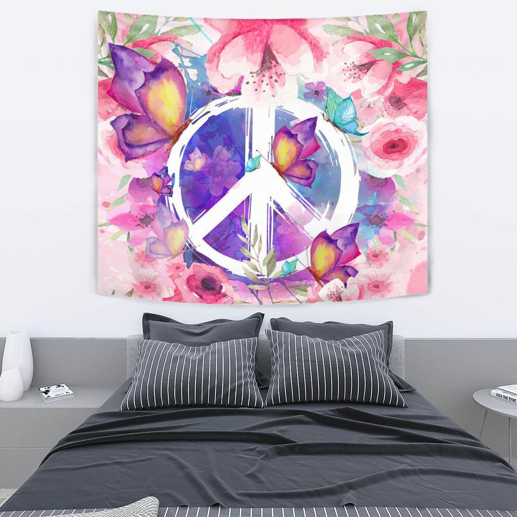 Peace Colorful Tapestry
