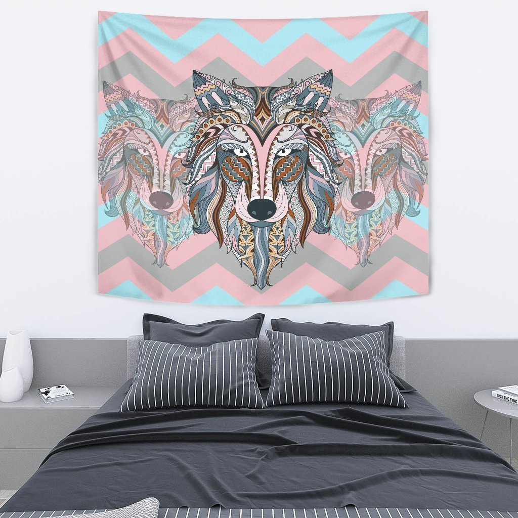 Wolf Head Tapestry