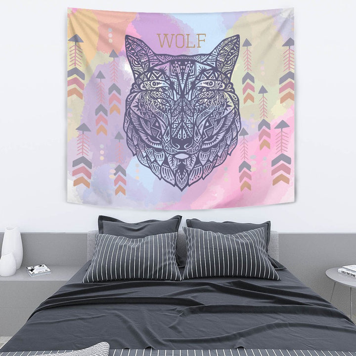 Wolf Head Tapestry