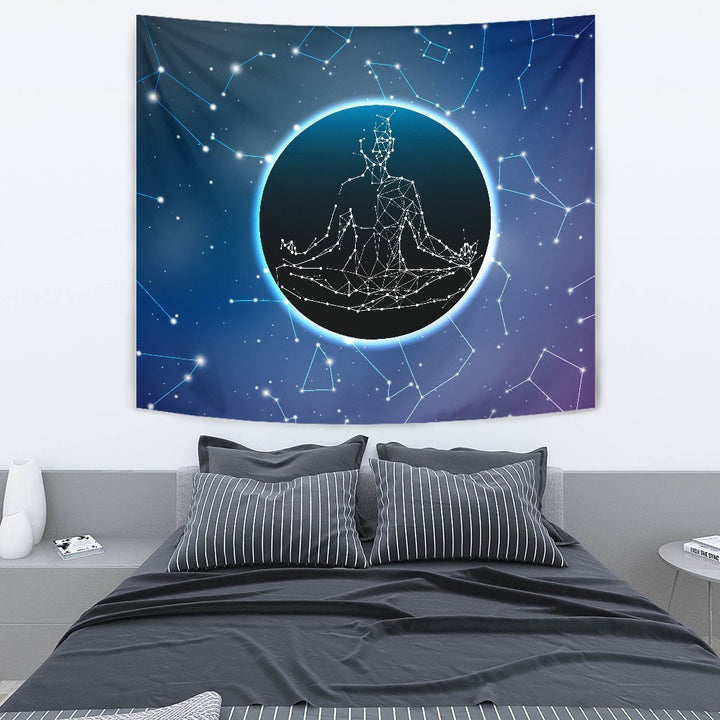 Buddha Galaxy Tapestry