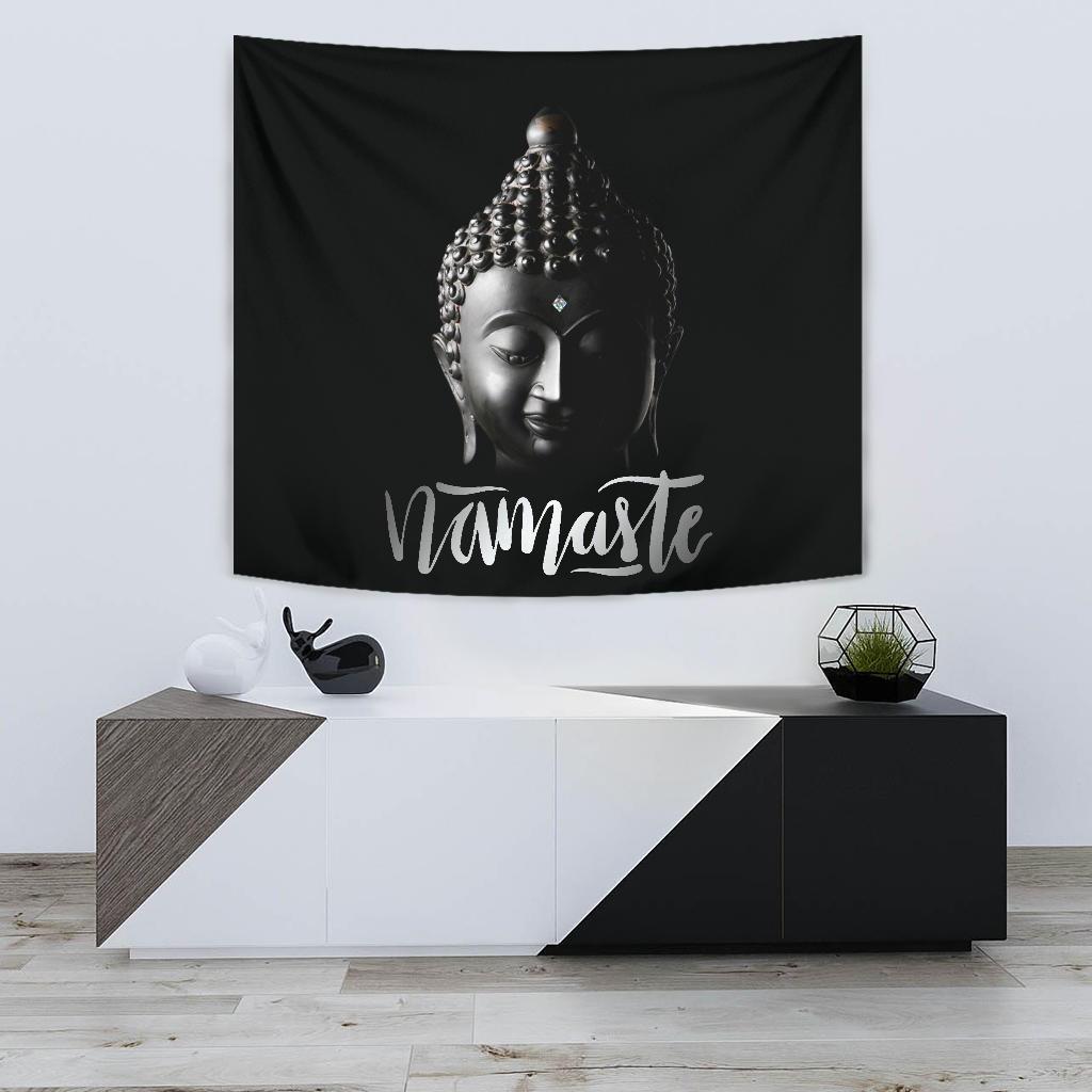 Black Buddha Tapestry