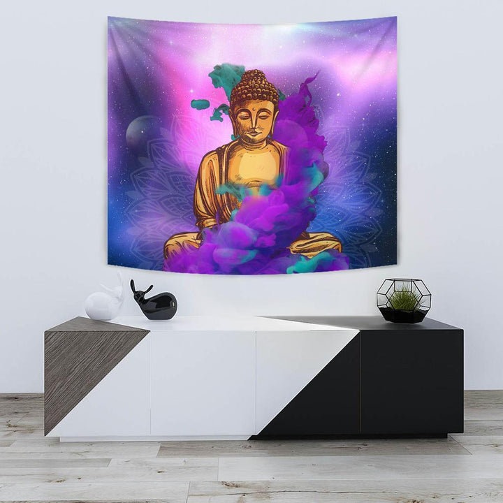 Purple Buddha Tapestry