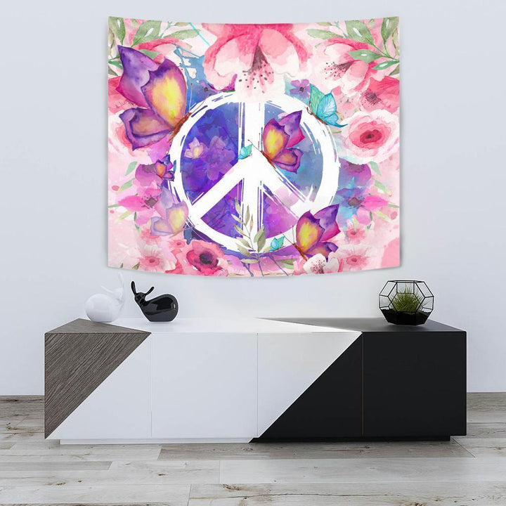 Peace Colorful Tapestry