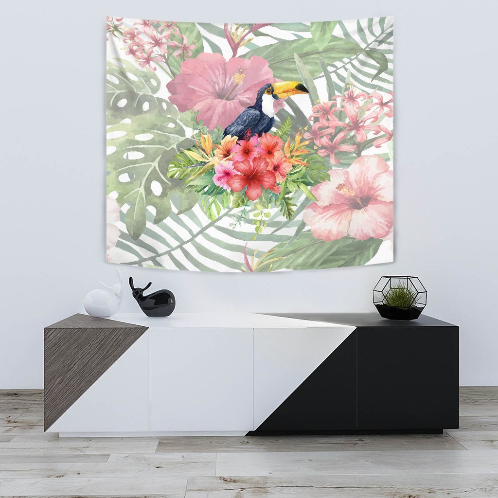 Bird and Flower Tapestry