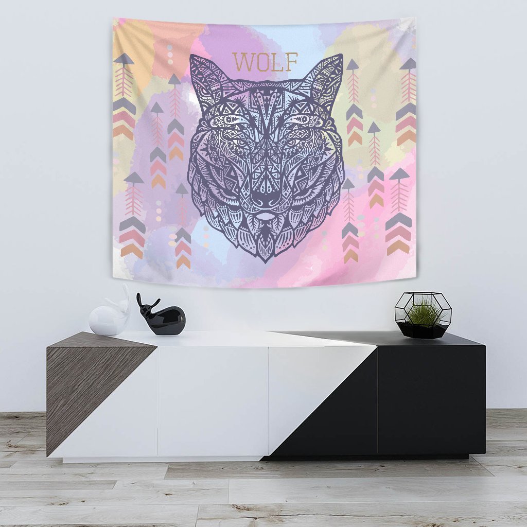 Wolf Head Tapestry