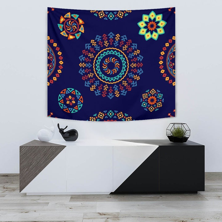 Colorful Circles Tapestry