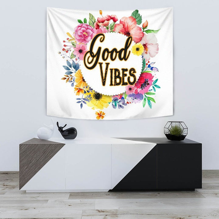 Colorful Flowers Tapestry