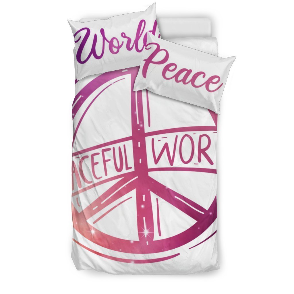 World Peace Bedding Set