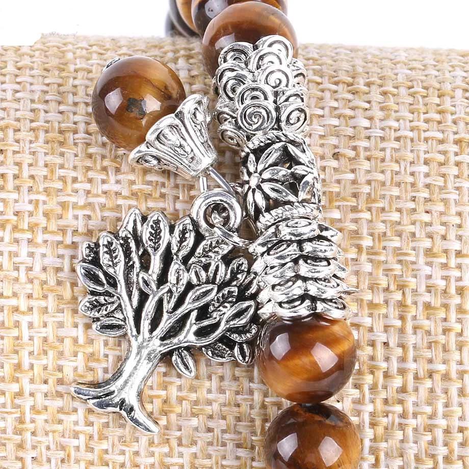 Reiki Healing Energy Beads Lucky Tree of Life Bracelets