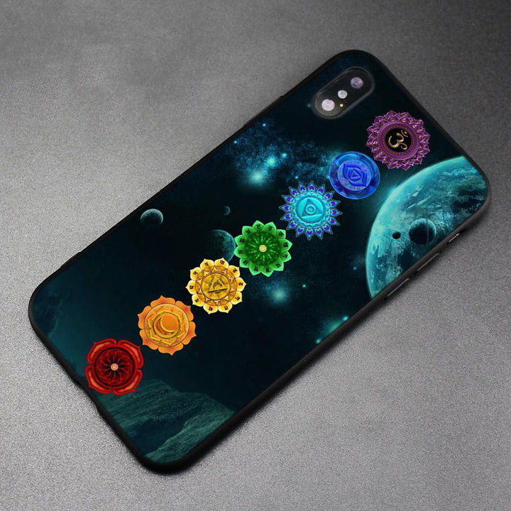 Soft Mandala Chakra Silicone Phone Cases