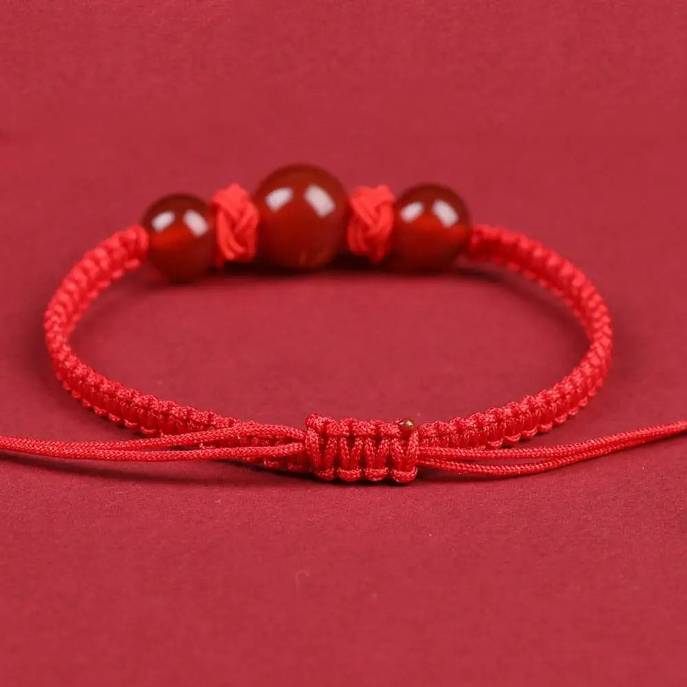 Lucky Red Rope Dragon Bracelet