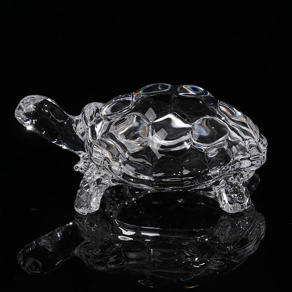 Feng Shui Crystal Tortoise Glass Turtle Chinese Feng Shui Decorations