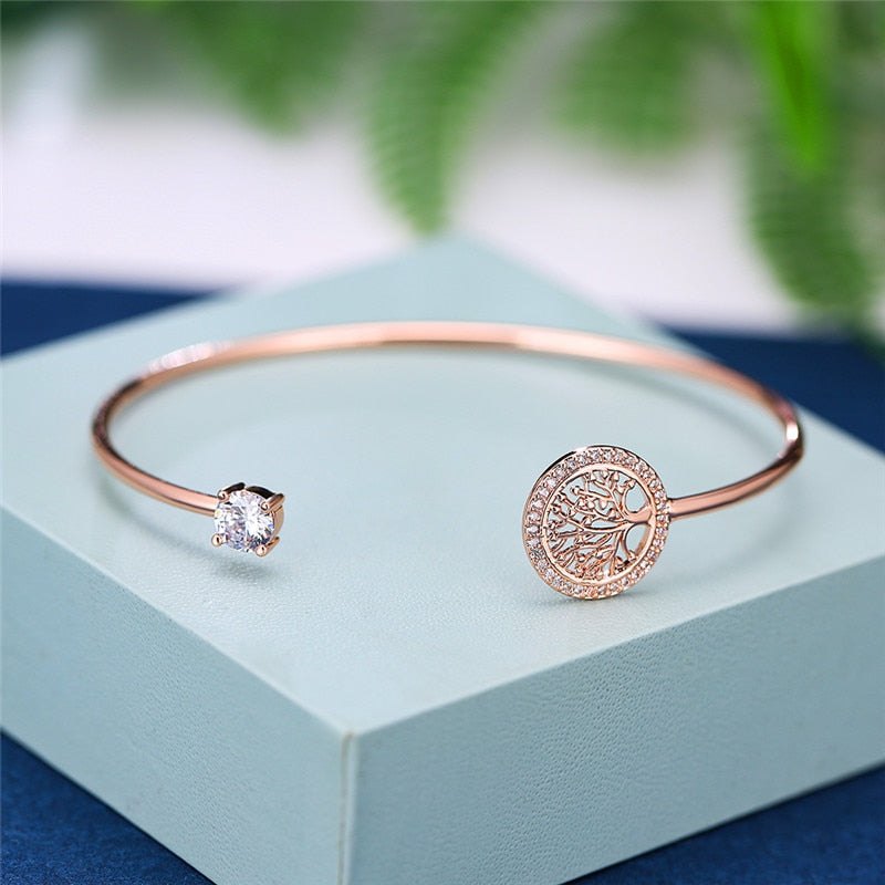 Tree of Life Bangle | Growth Charm