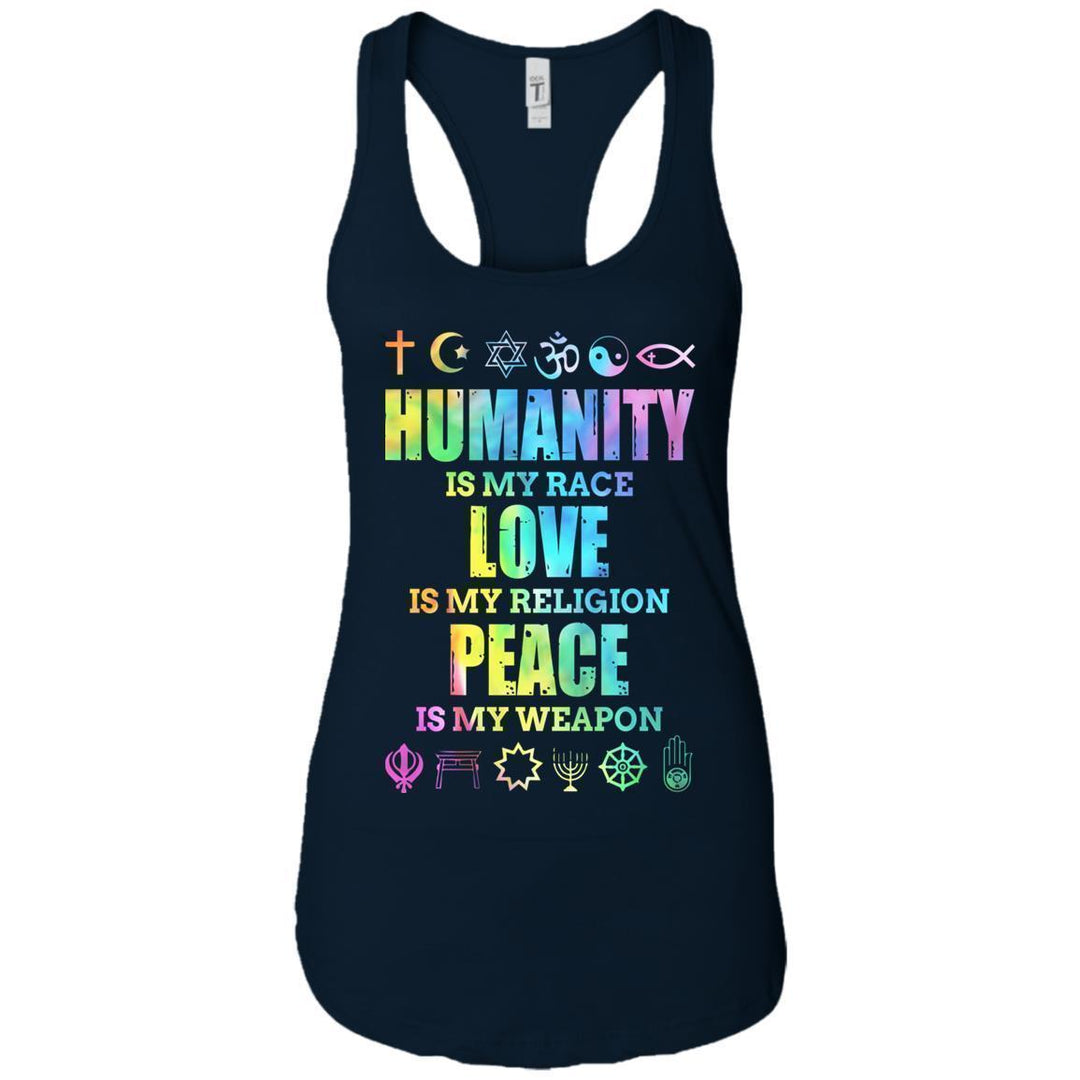 Humanity Love Peace - Hoodie, Tee, Shirt, Tank